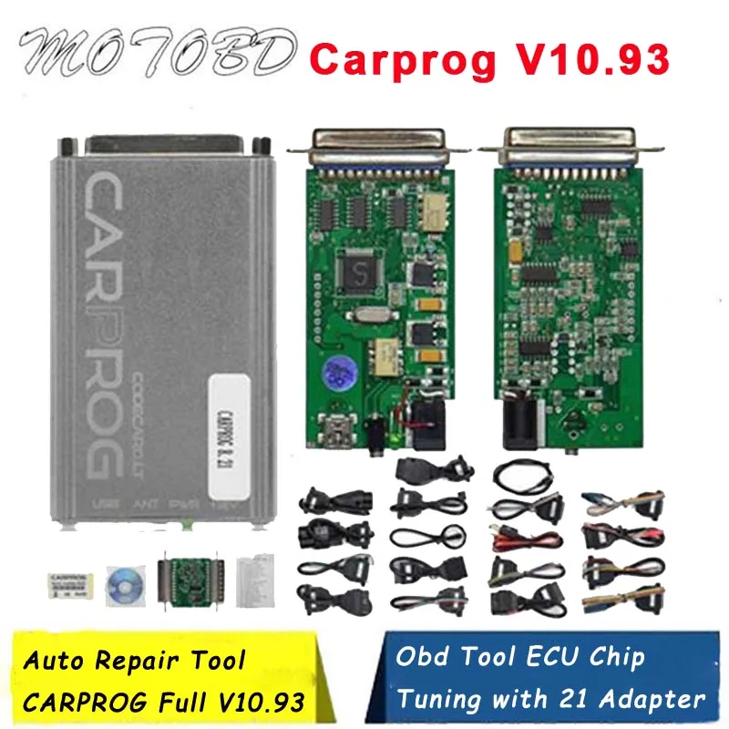 Новый инструмент для ремонта автомобиля CARPROG Full V10.93 программатор Инструмент Obd