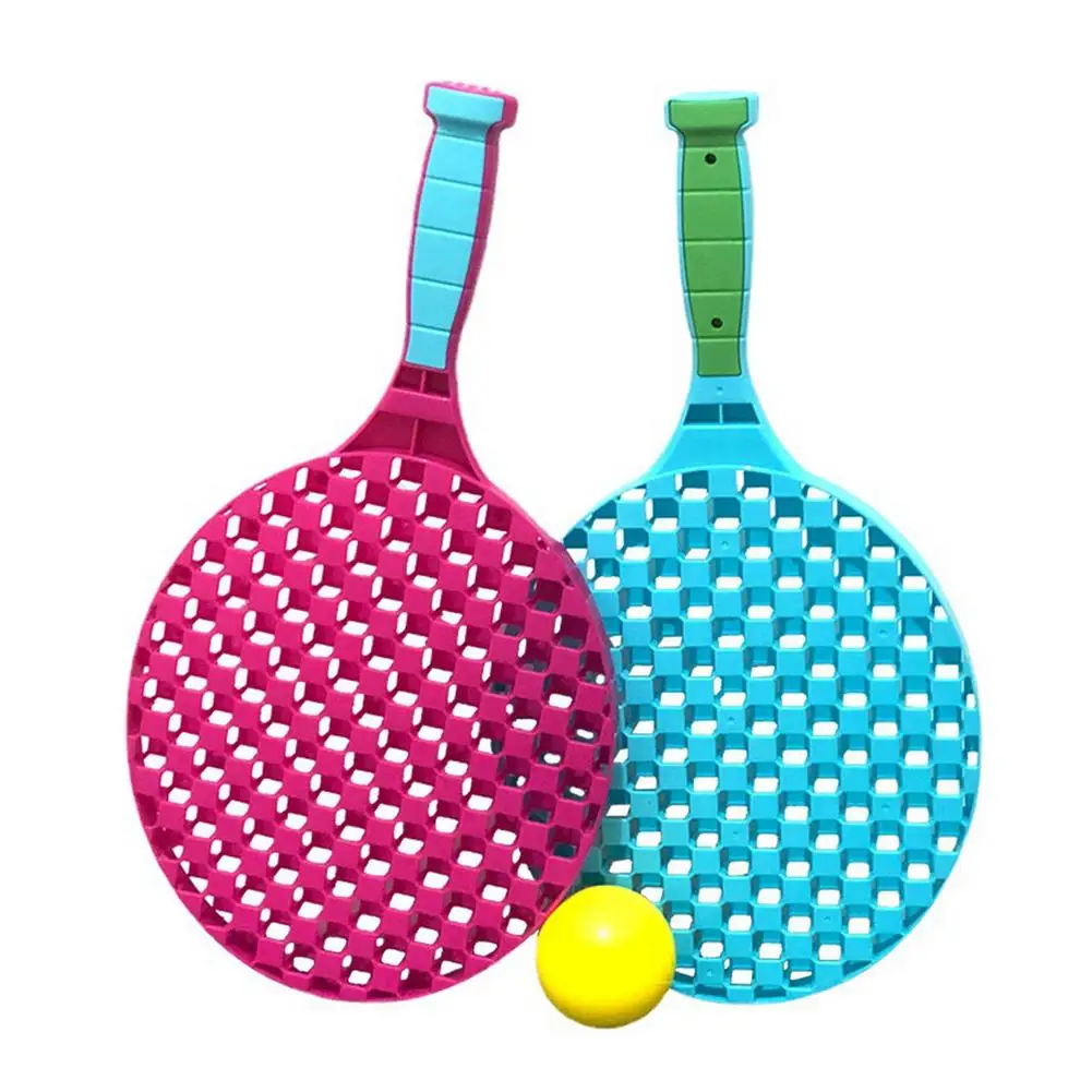 

1Set Plastic Children Tennis Badminton Toys Outdoor Indoor Sports Leisure Toys Tennis Rackets Parent-child Toys Kids Gifts