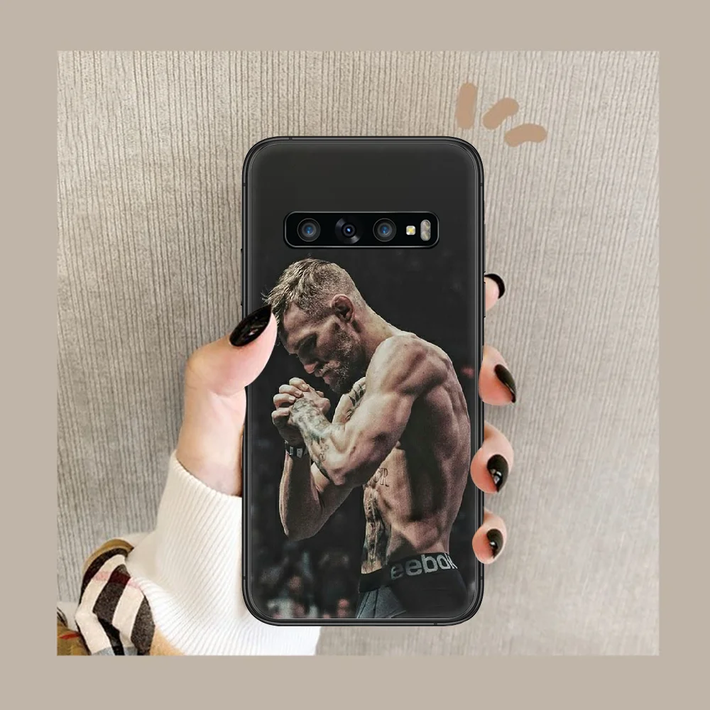 

Conor McGregor Fighting Phone Case Cover Hull For Samsung Galaxy S 7 8 9 10 e 20 FE edge uitra plus Note 9 10 20 black