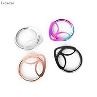 leosoxs 2 pcs the latest stainless steel alien snap piercing nose ring