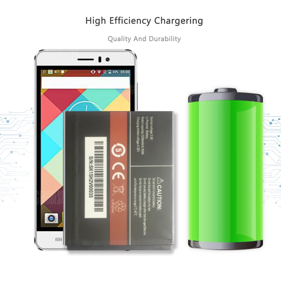 

Replacement Battery For CUBOT P11 Battery 2200mAh with Track Code