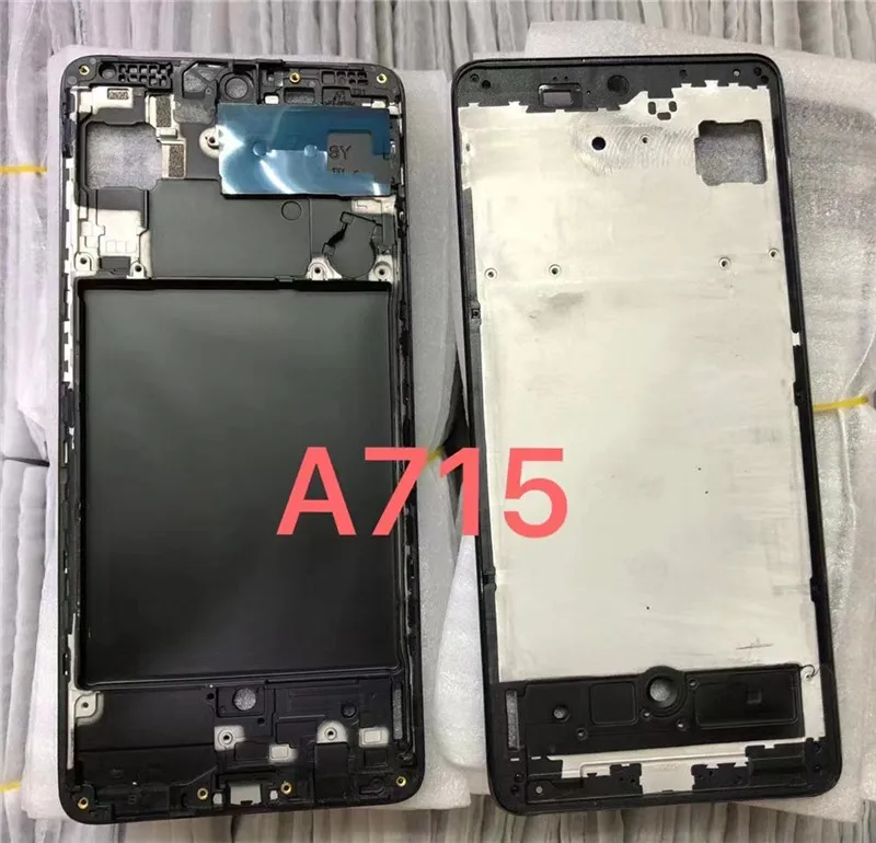 

For Samsung Galaxy A71 4G 5G 6.7" Middle Frame Plate Housing Front Board LCD Support Faceplate Bezel Replace Repair Spare Parts