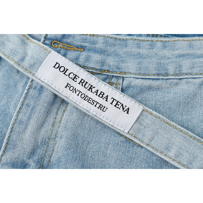 

2021 Summer Fashion Streetwear High Waist Denim Short Women Vintage Casual Korean Ripped Washed Female Casual Loose Jeans Shorts