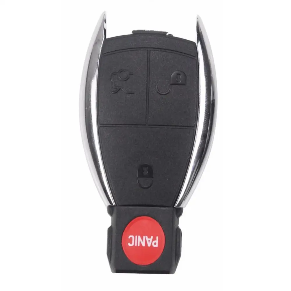 

4 Button Key Case Cover with Battery Holder for Mercedes Benz W203 W210 W211 AMG
