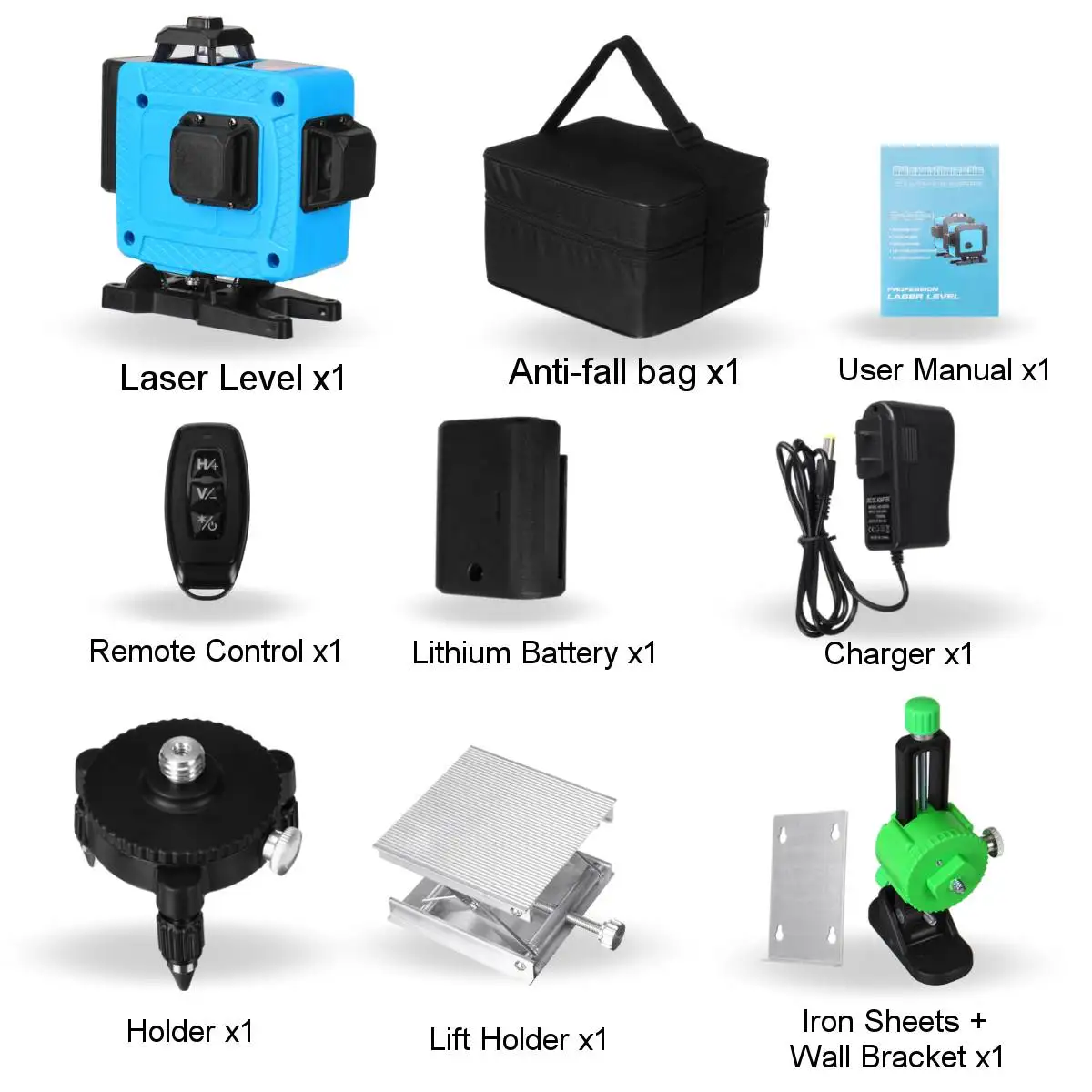 

FASGet 16 Lines Laser Level 4D Self-Leveling 360 Horizontal And Vertical Cross Super Powerful Green Laser Beam Line