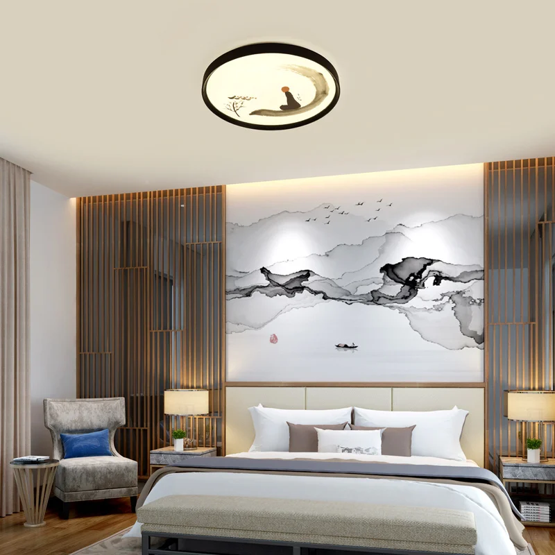 Светодиодный потолочный светильник современный китайский домашний для спальни