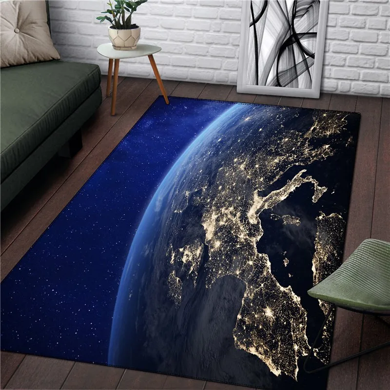 Звездное небо коврик S домашний Пикник Квадратный Ковер аниме tapetes