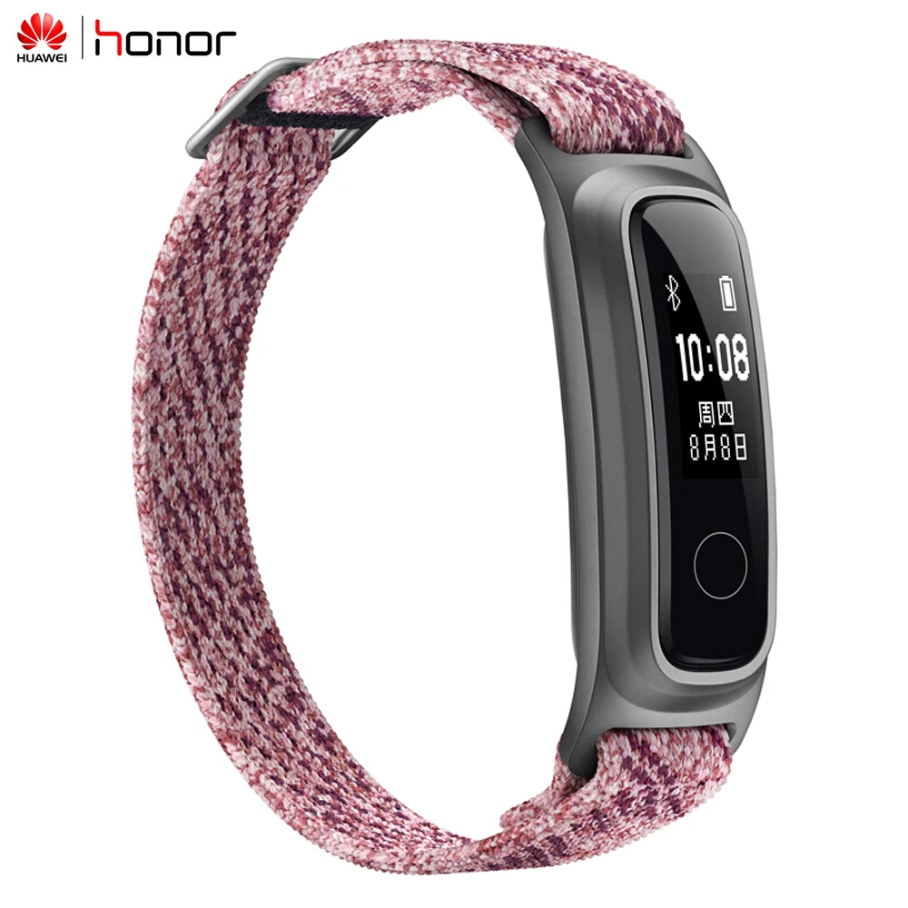 Смарт браслет HUAWEI honor Band 5 водонепроницаемый фитнес трекер с двумя ремешками для