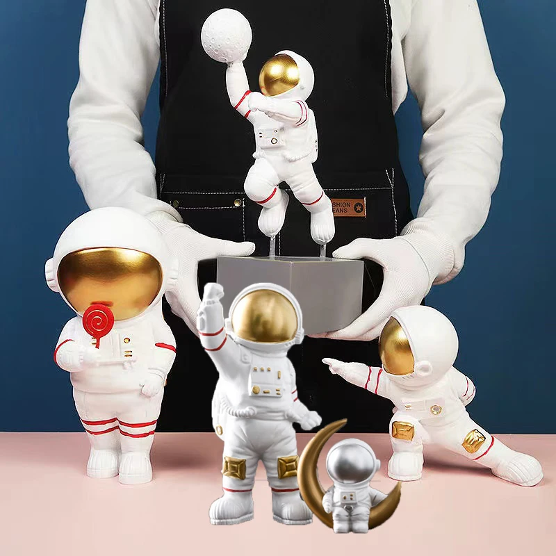 Скандинавская скульптура астронавта домашний декор статуэтка абстрактная