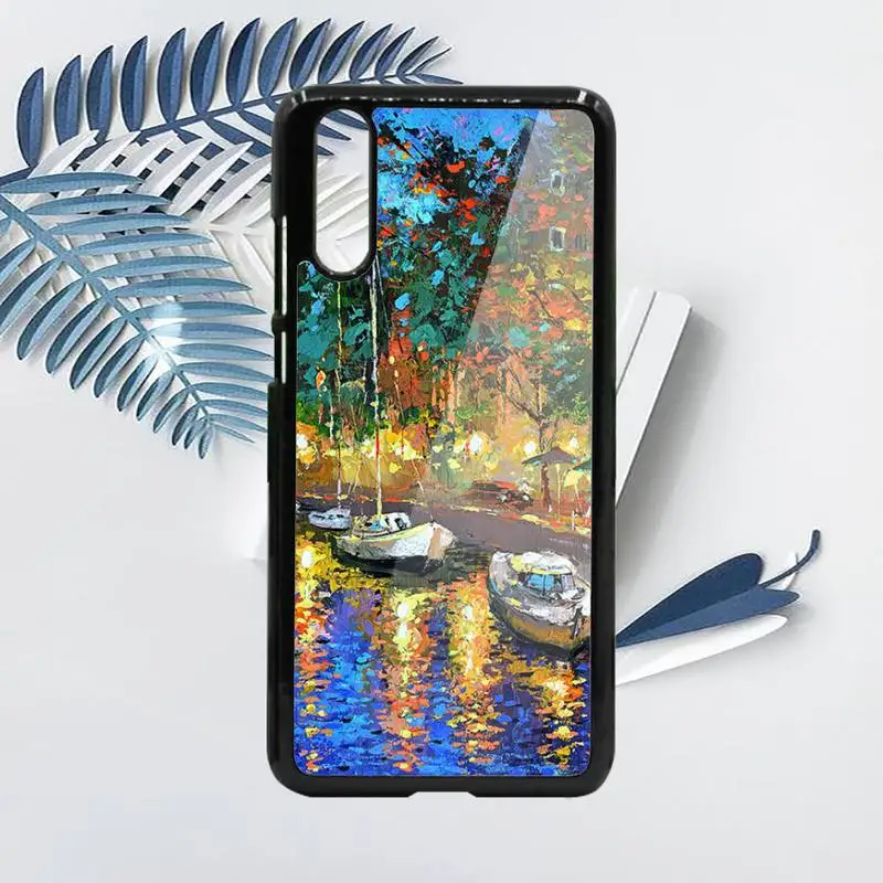 

van gogh retro art painting Phone Case PC For Samsung galaxy S note 8 9 20 10 e lite2019 plus pro ultra