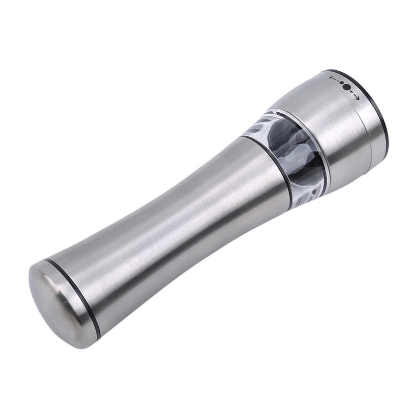 

Stainless Steel Pepper Grinder Manual Ceramic Core Black Pepper Mills Grinding Bottle Cruet Kitchen Tools Accessories