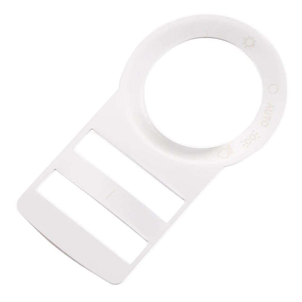 Лампа из нержавеющей стали украшение для переключателя фар наклейка отделка