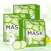20pcs brand 100 fruit facial mask beauty host cucumber moisturizing facial mask