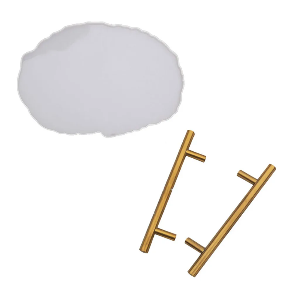 Силиконовые подставки форма для литья смолы агат эпоксидная фруктов поднос