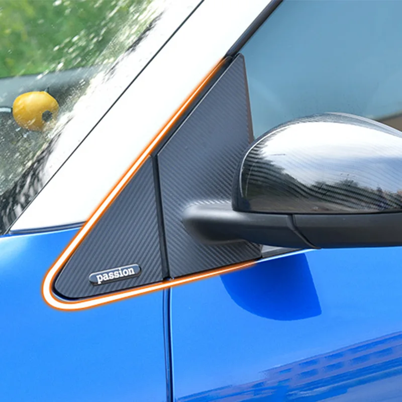 fortwo-A Автомобильная защитная наклейка из углеродного волокна A-декоративная колонна для Mercedes Smart 453 fortwo foufour автомобильные Внешние аксессуары для укладки - Название цвета: fortwo-A