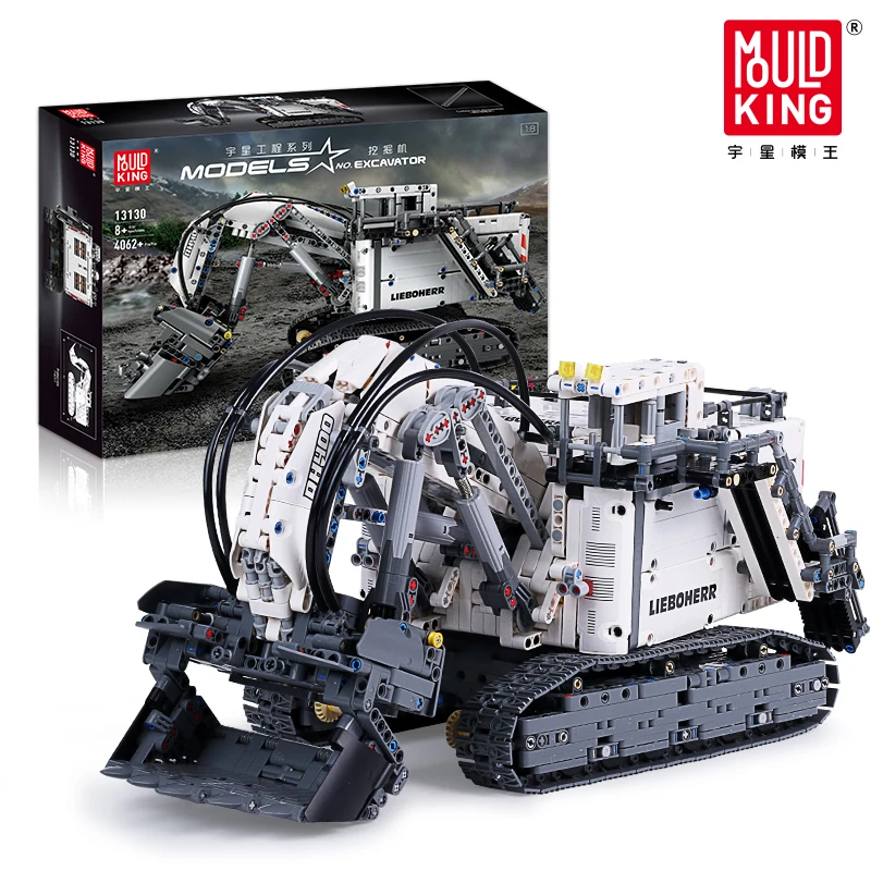 Technic серия Liebherrs Terex RH400 экскаватор R9800 двигатель RC приложение модель автомобиля
