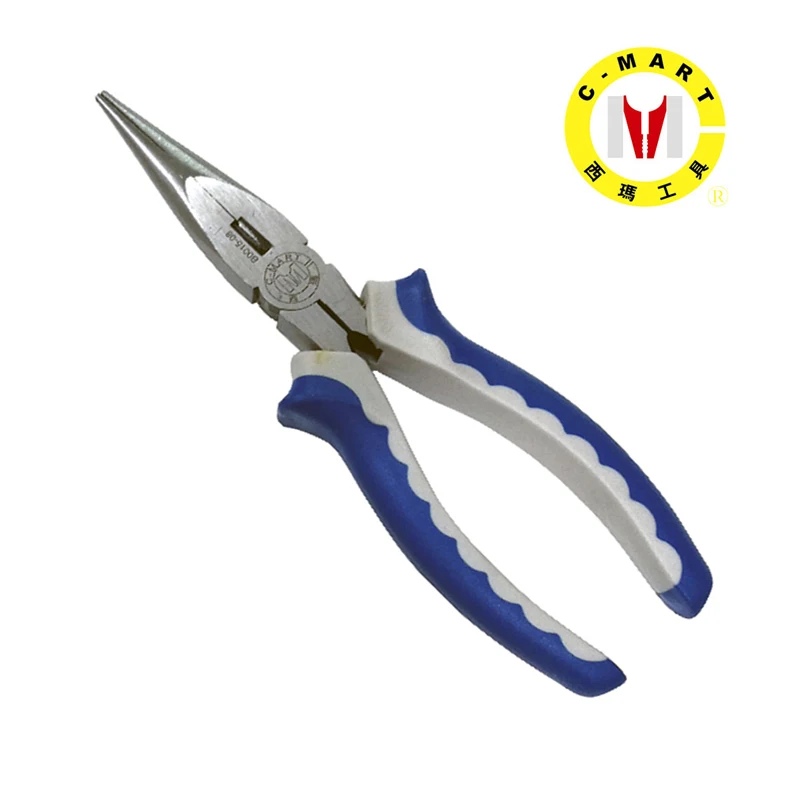 6 Inch Point Nosed Pliers High Carbon Steel Long Nose Tongs Nipper Pincer  Sharp Nose Pinchers B0015 Crimpring Pliers B0015