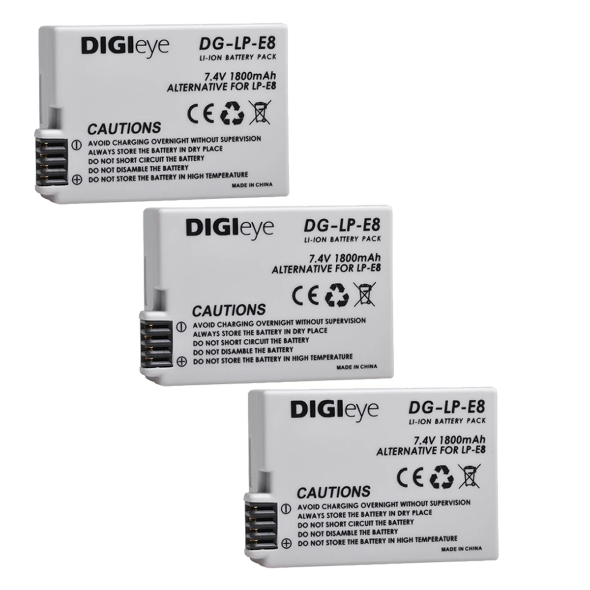 

Аккумулятор для фотоаппаратов Canon Rebel T3i T2i T4i T5i EOS 600D 550D 650D 700D Kiss X5 X4 X6, 1800 мАч