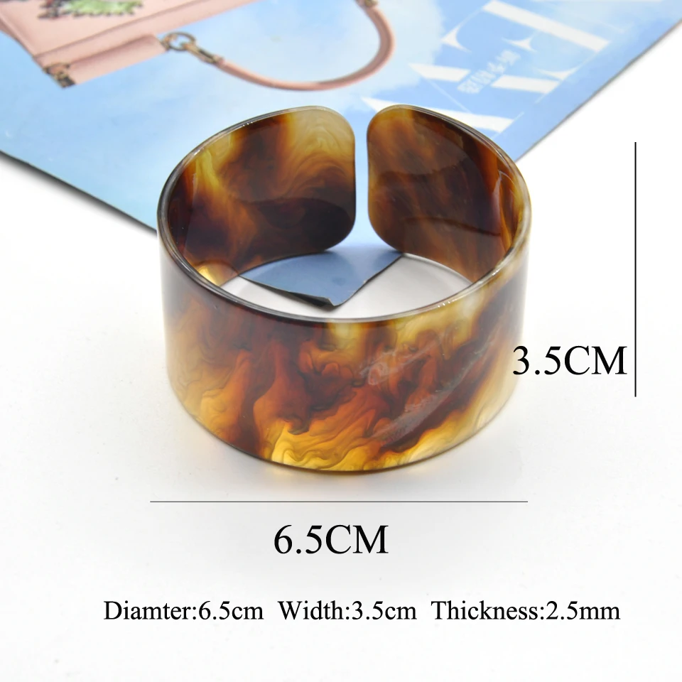 Женский винтажный легкий Акриловый Браслет манжета|cuff bracelets|wide cuff braceletcarter bangle |