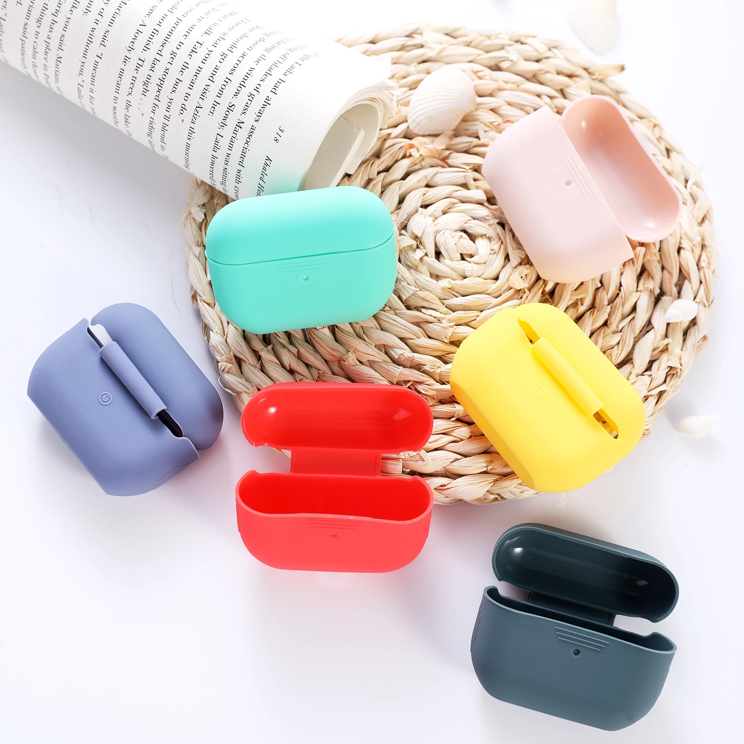 Силиконовый защитный чехол для Airpods Pro мягкий беспроводных наушников Bluetooth Apple 3 |
