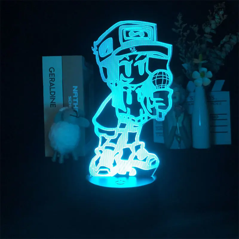 

Настольная 3d-ламсветильник с сенсорным датчиком и Bluetooth-управлением