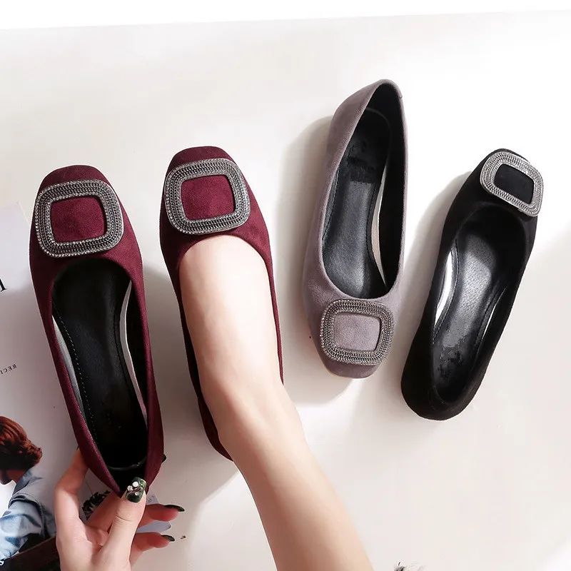HOVINGE Spring New Ladies Flat Shoes Casual Comfortable Slip-On Flats Women's Plus Woman Soft Driving Single shoes | Обувь