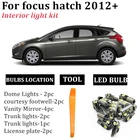 Комплект аксессуаров для салона автомобиля 13x для 2012 +, СВЕТОДИОДНАЯ Гирлянда для салона автомобиля Ford focus
