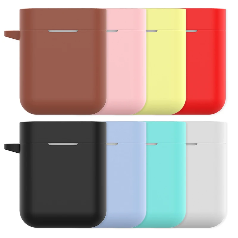 Силиконовый чехол для Xiaomi Air Bluetooth беспроводные наушники защитный полный Чехол