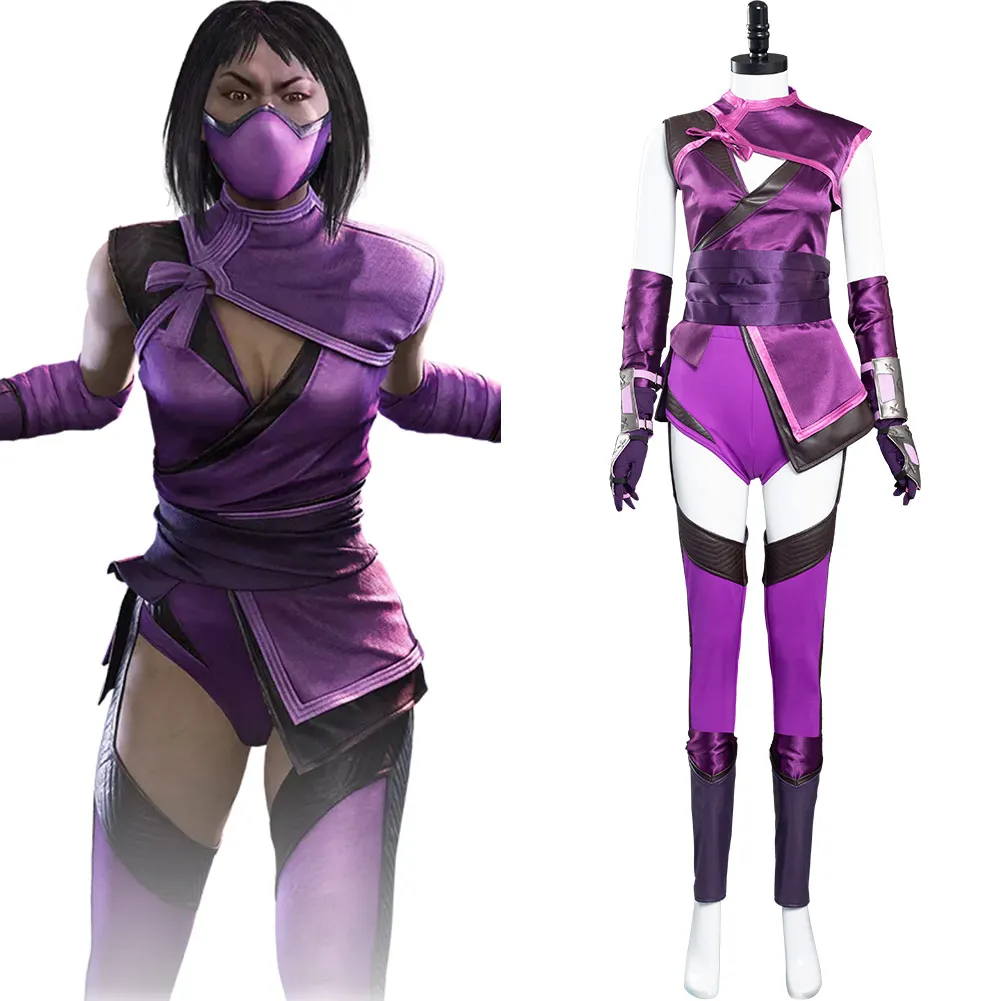 Костюм для косплея Mortal Kombat 11 Mileena карнавальный костюм на Хэллоуин|Игровые