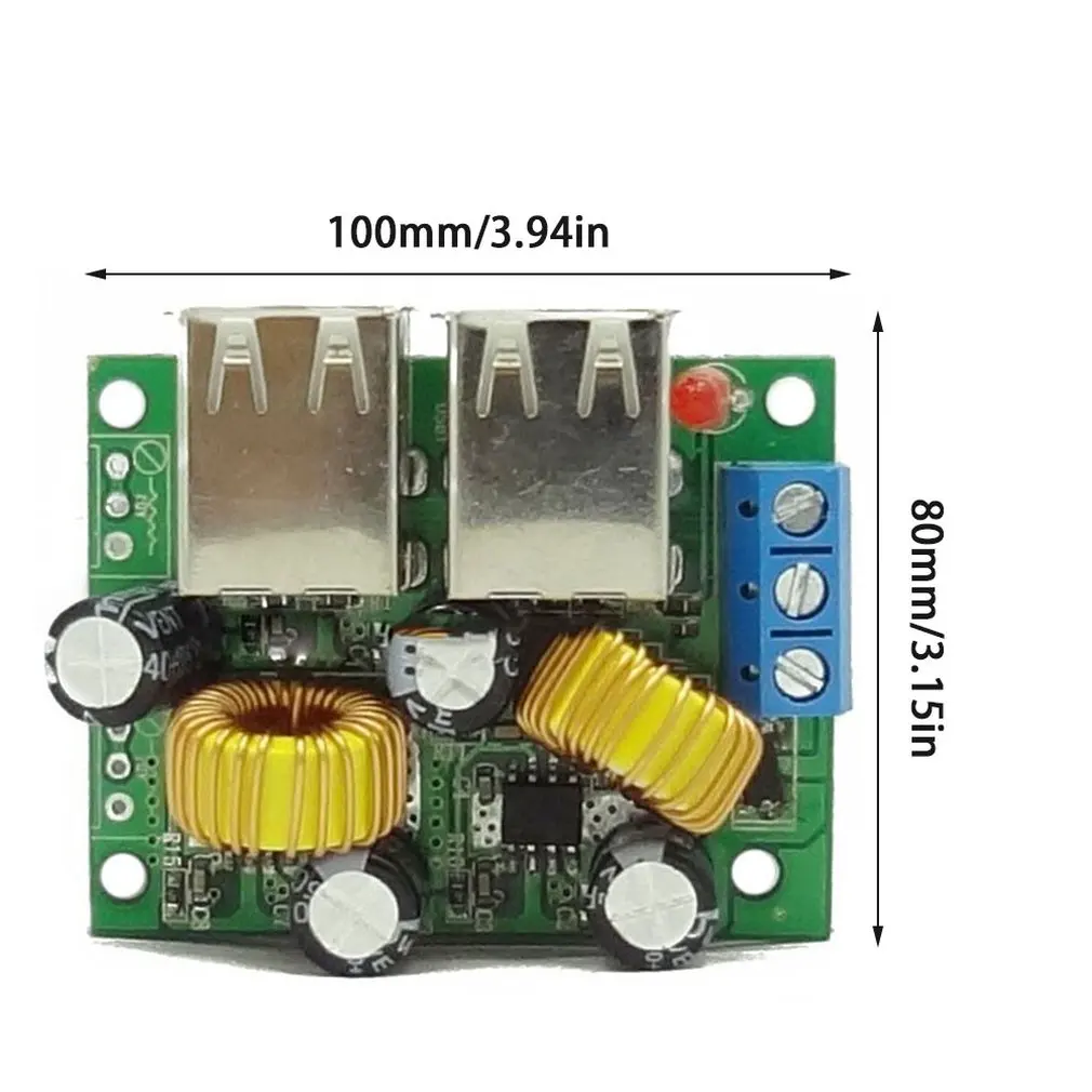 36/24/12/9 В до 5 3A buck 4USB ультра-мульти-USB интерфейс зарядка автомобиля Солнечный