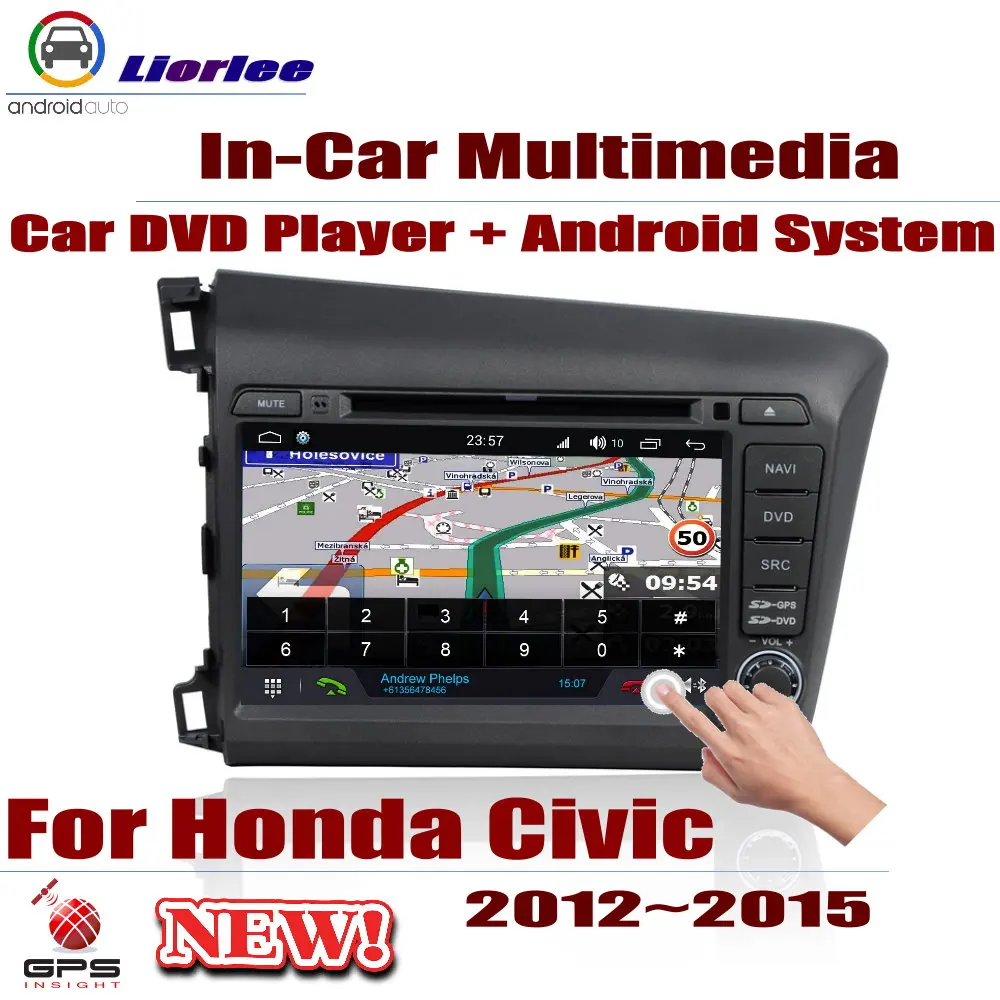 

For Honda Civic 2012-2015 Car Android Player Radio DVD GPS Navigation Displayer System Audio Video In Dash Multimedia Head Unit
