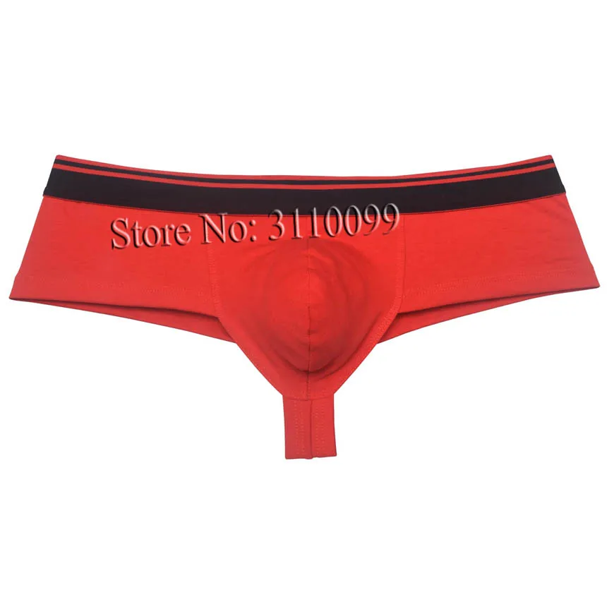 Мужские хлопковые трусы-боксеры с мешочком короткие шорты 1/2 нижнее белье для