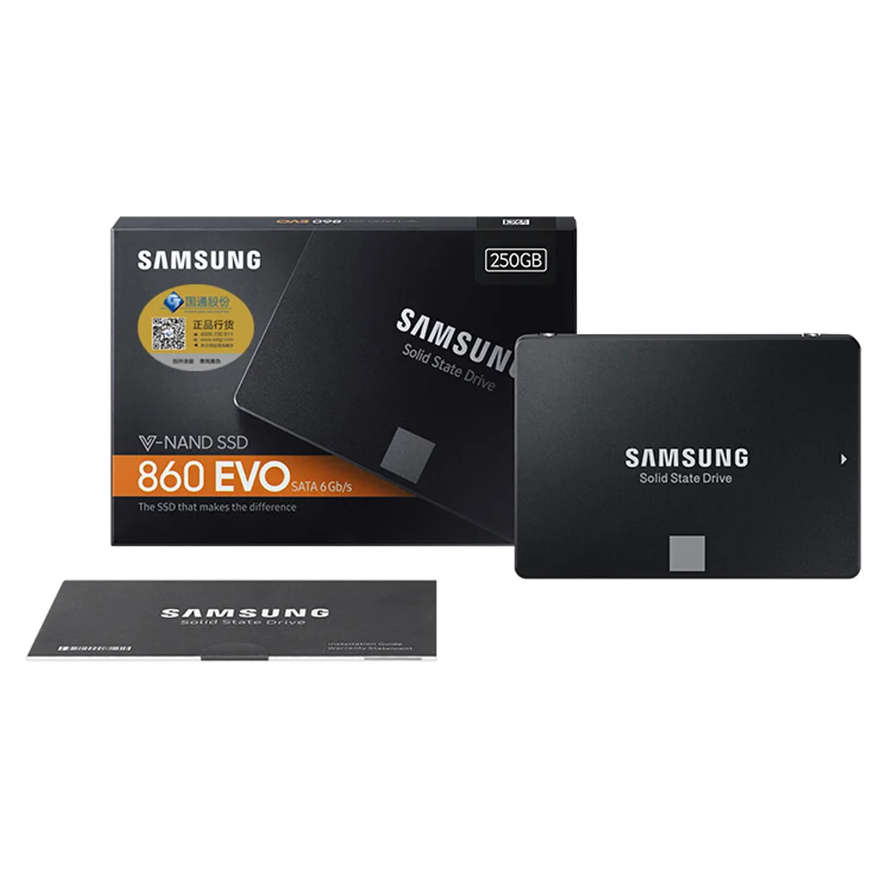 Твердотельный накопитель Samsung SSD HDD SATA3 500 дюйма 250 ГБ 2 5 1 ТБ 860 для ноутбуков и