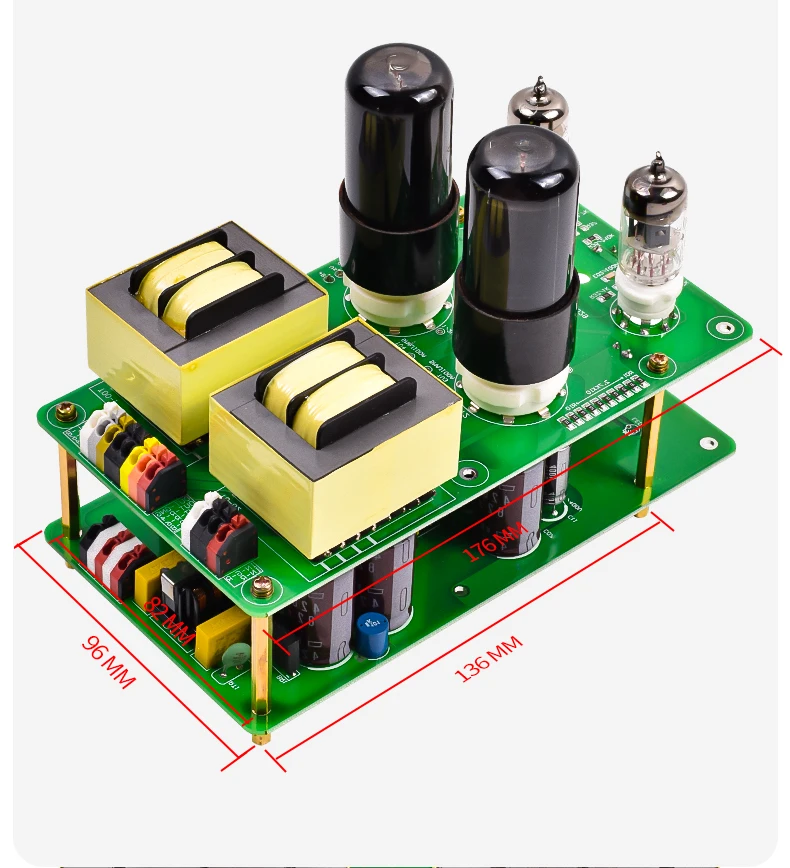 Одиночный конец 6J1 + 6P6P(6V6) ламповый усилитель комплект DIY плата класса А мощности