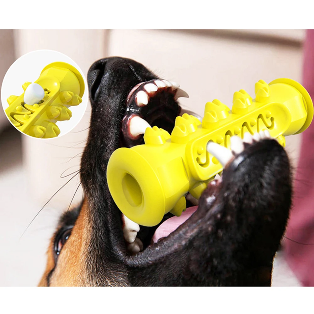 

Pet Molar Stick Dog Chew Toy Puppy Dental Care Cleaning Teeth Molar Toys Doggy Interactive Leakage Food Biting Toys