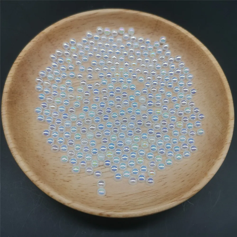 4 мм Стразы Ab Crystal клей на смоле украшение из кристаллов для ногтей 100 шт. жемчужные