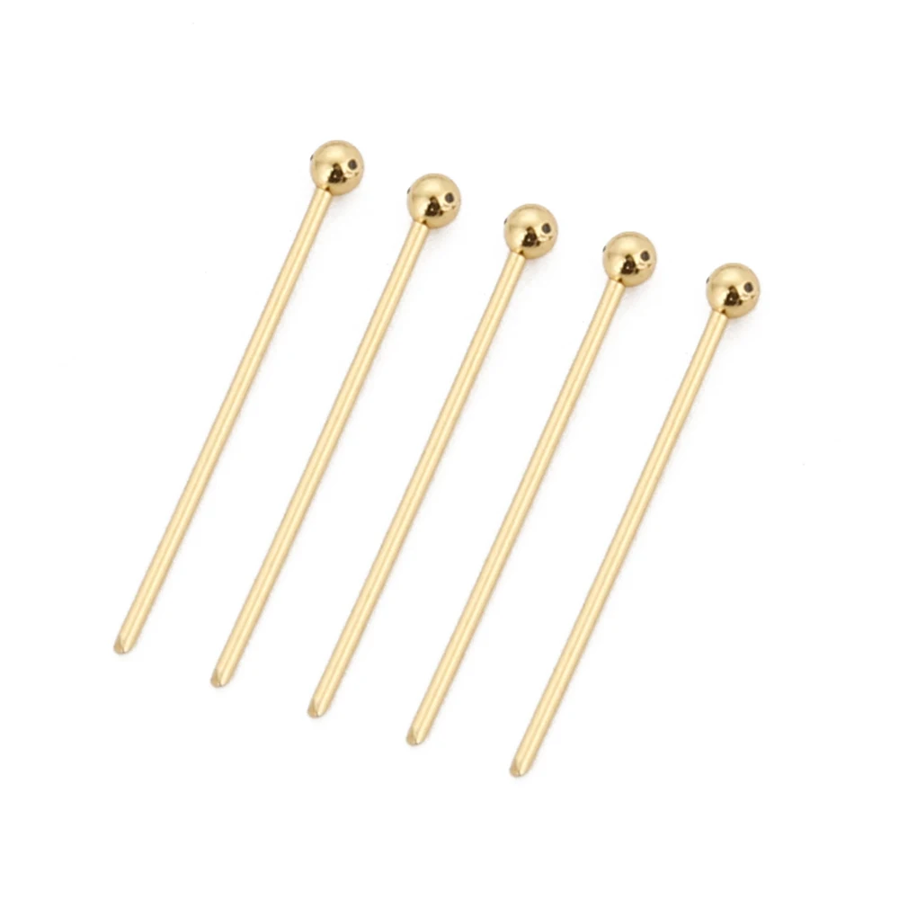 100 шт./лот круглые шарики из нержавеющей стали золотого и серебряного цвета 16 70 мм