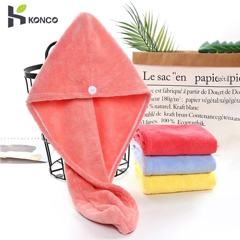 Полотенце для волос полотенце тюрбан супервпитывающее плотное впитывающее