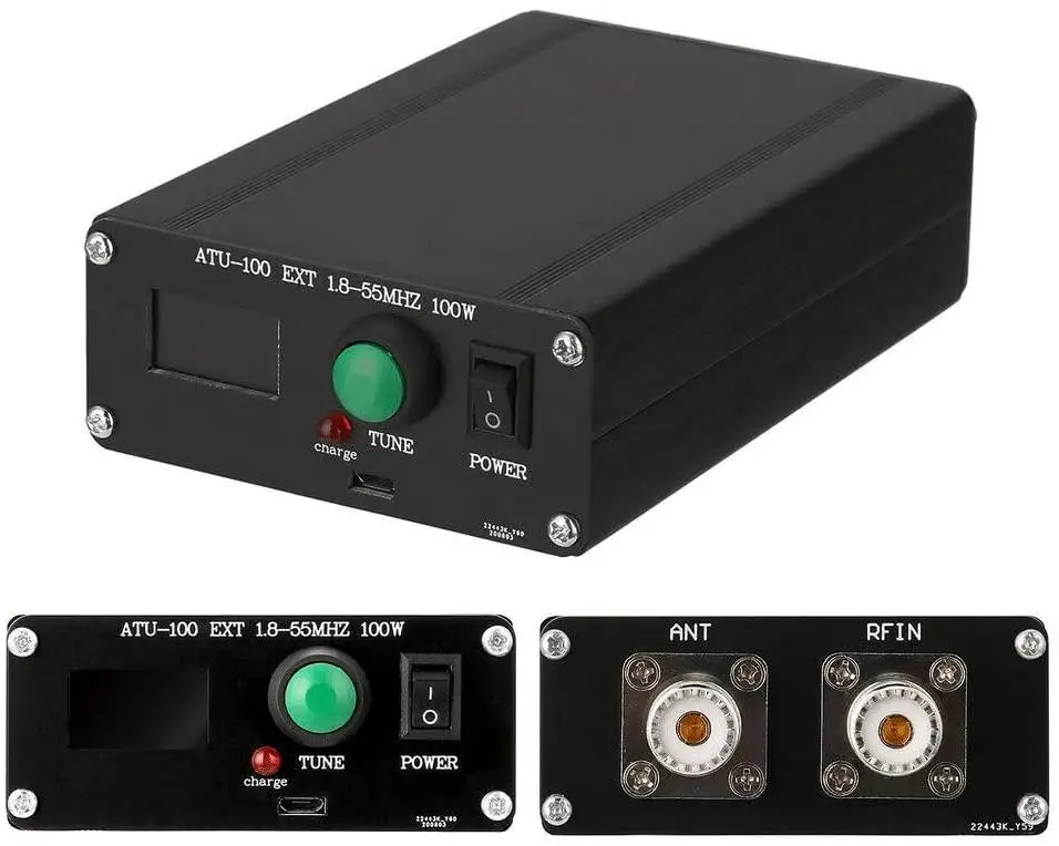 

ATU-100 1.8-55mhz Mini Automatic Antenna Tuner Shortwave Antenna Adjusting Device