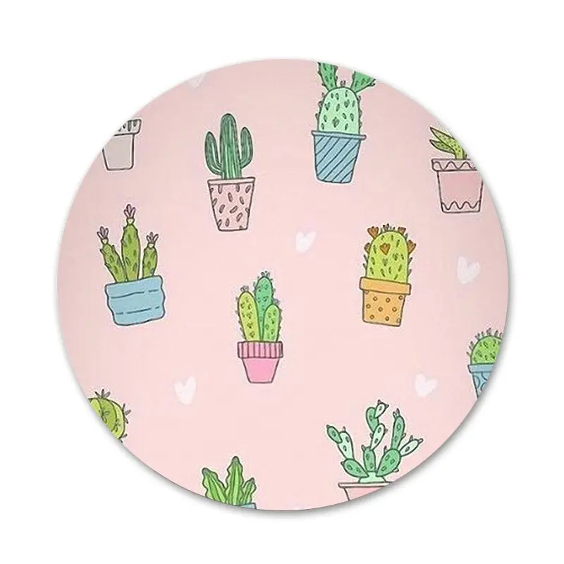 Кактус листья растений значок брошь заколка аксессуары для одежды рюкзак