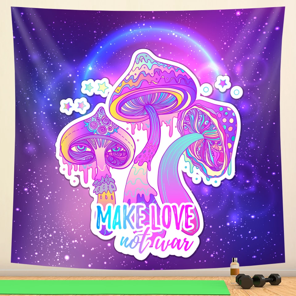 Психоделические сцены завод МАНДАЛА ГОБЕЛЕН гобелен для домашнего декора