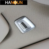 car styling chrome roof microphone cover decorative trim sticker for bmw 35 series gt f10 f30 f32 f07 f20 interior accessories