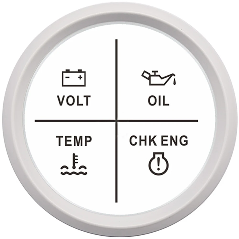 Цифровой автомобильный вольтметр измеритель давления масла температуры воды