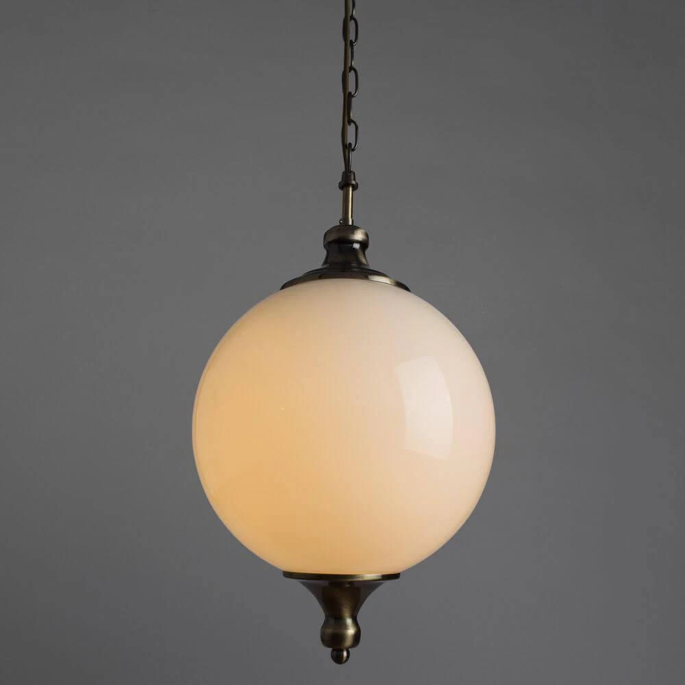 Pendant Lights Arte Lamp A3051SP-1AB E27 IP20 white Lighting for home Lamps interior spots On the ceiling To kitchen light indoor |