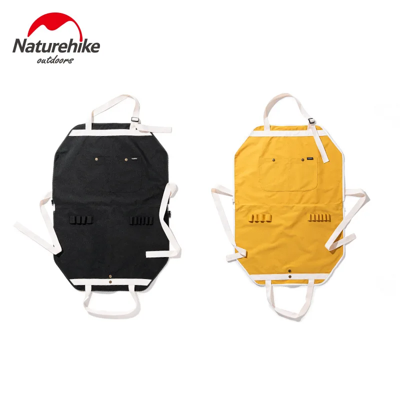 Naturehike Multi-Function Storage Apron Outdoor Camping Picnic Waist-Kitchen Overalls Work Cover military scarf men head | Спорт и