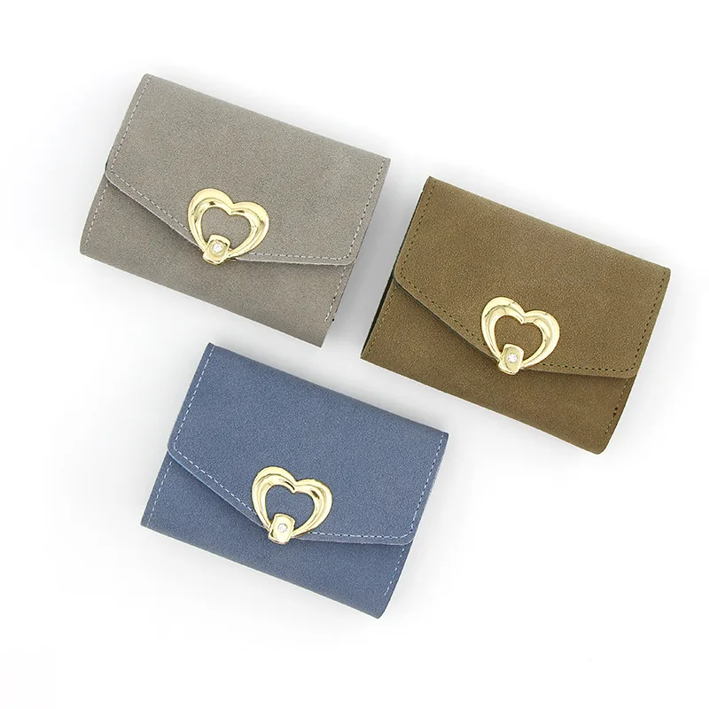 Женские кошельки и Короткие конфетные цвета клатч маленькая девочка милый