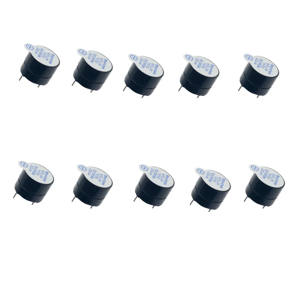 10 шт. 5 в активный зуммер Магнитный длинный непрерывный сигнал бипера тревоги