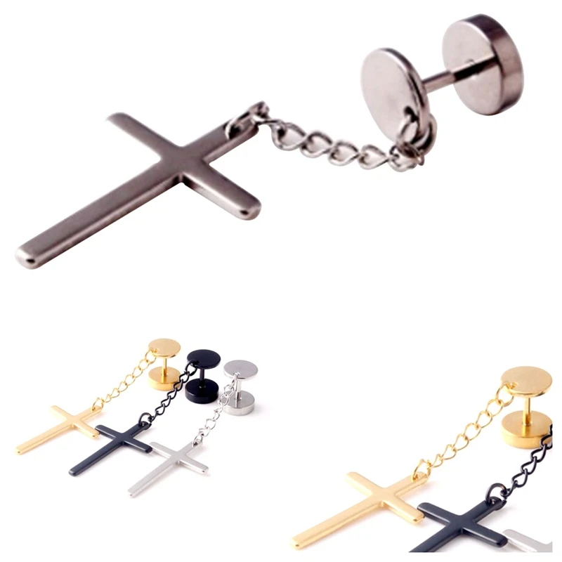 Серьги-гвоздики из нержавеющей стали в стиле панк/Готика | Украшения и аксессуары