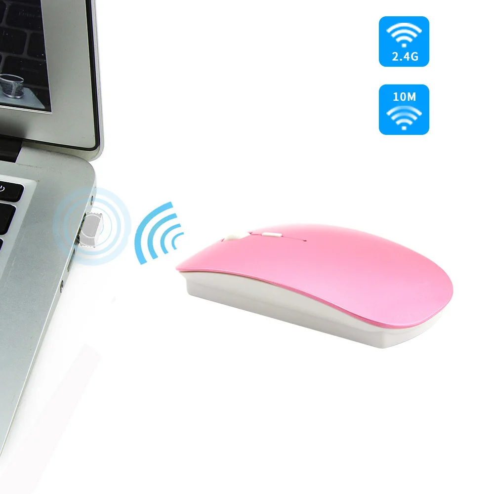 

Bluetooth 4.0 Wireless 2.4G Mouse Rechargeable Ultra Thin Silent Mause Ergonomic 1200DPI Optical USB Computer Mice For PC Laptop