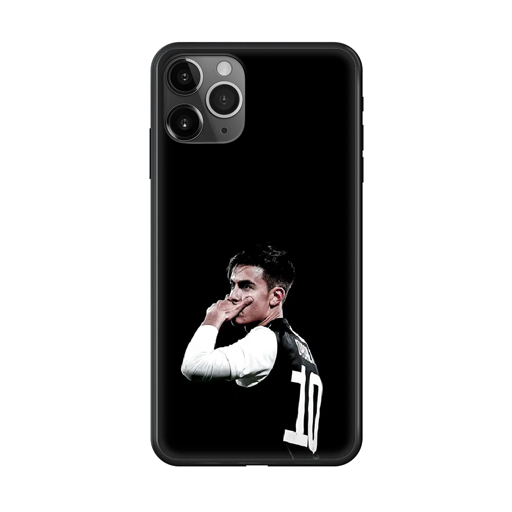 

Paulo Dybala Emerick Football Phone Case cover For iphone 4 4S 5 5C 5S 6 6S PLUS 7 8 X XR XS 11 PRO SE 2020 MAX black